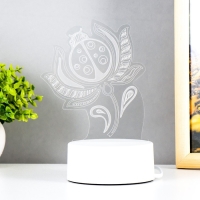 Светильник "Божья коровка" LED белый 11,9х9,5х15,1 см RISALUX