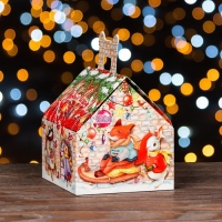 Подарочная коробка "Лесной домик большой", 16 х 14 х 15,5 см Подарочная коробка "Лесной домик большой", 16 х 14 х 15,5 см