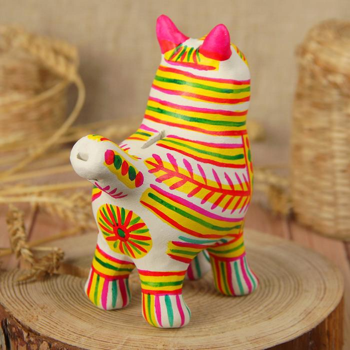 Филимоновская игрушка копилка &laquo;Кот&raquo;