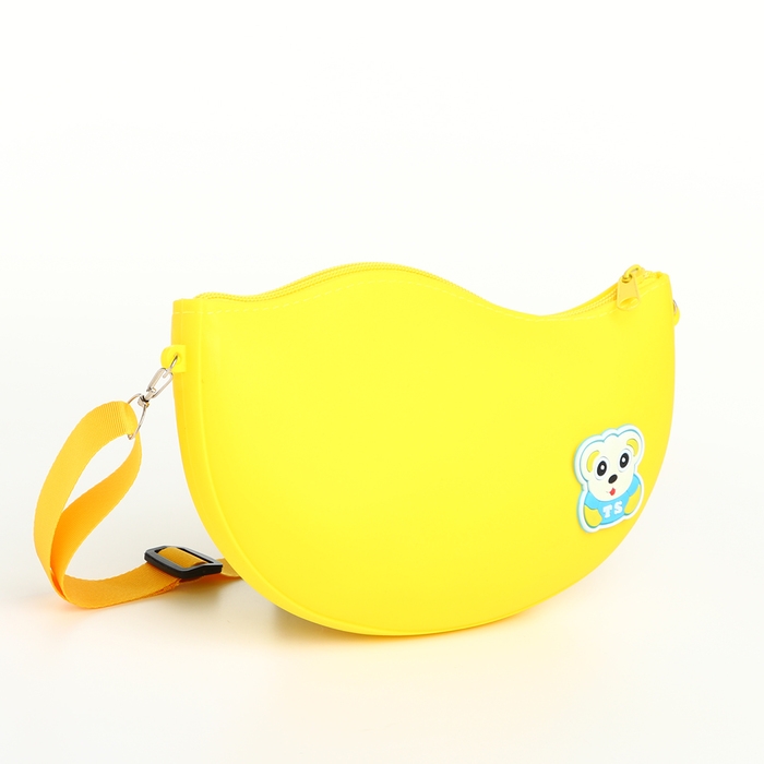 Сумка детская для девочки на молнии, цвет желтый Сумка детская для девочки на молнии, цвет желтый