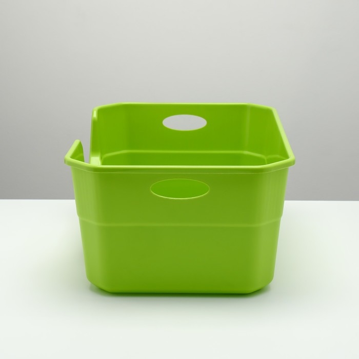 Туалет открытый с боковым входом с совком и фильтром, 50 х 35 х 24 см, зелёный