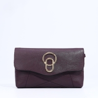Сумка-клатч на магните, длинный ремень, цвет фиолетовый Сумка-клатч на магните, длинный ремень, цвет фиолетовый