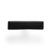 Ручка кнопка SQUARE CAPPIO RSC008, нержавеющая сталь, цвет черный