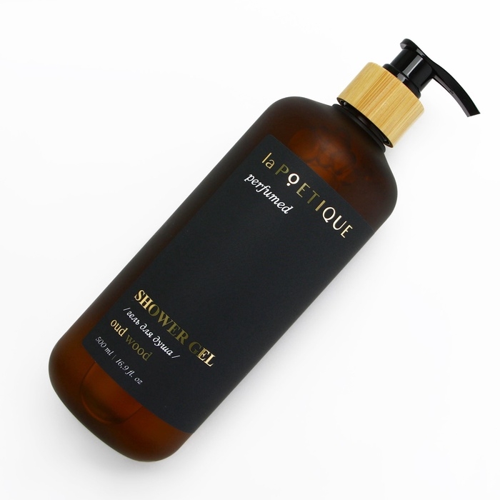 Гель для душа парфюмированный laPOETIQUE, 500 мл, аромат Oud wood Гель для душа парфюмированный laPOETIQUE, 500 мл, аромат Oud wood