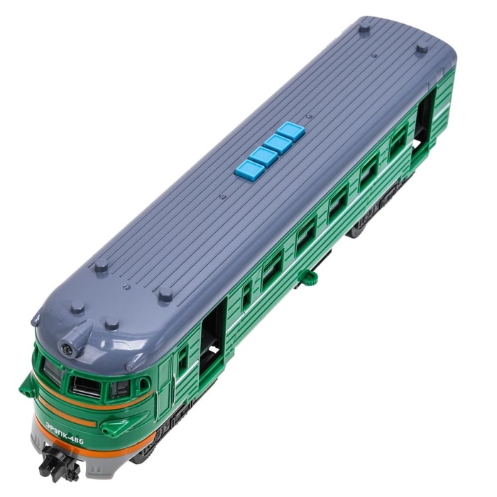 Модель локомотива поезда «Электричка», свет, звук, 30 см, 4 кнопки, инерция Модель локомотива поезда «Электричка», свет, звук, 30 см, 4 кнопки, инерция