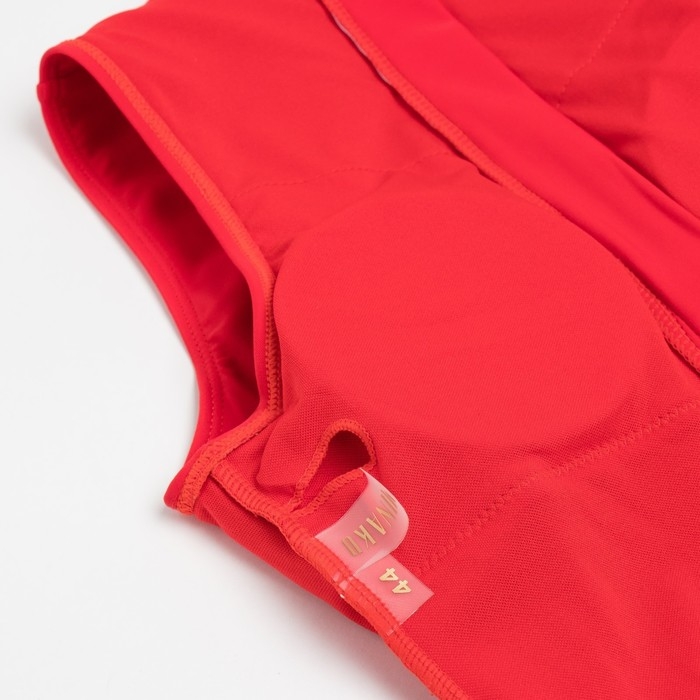 Купальник женский слитный MINAKU на молнии, цвет красный, размер 46 Купальник женский слитный MINAKU на молнии, цвет красный, размер 46