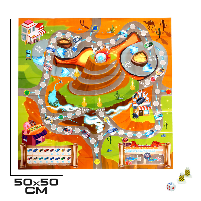 Грузовик &laquo;Перевозчик&raquo;, 6 металлических машин в комплекте + игра