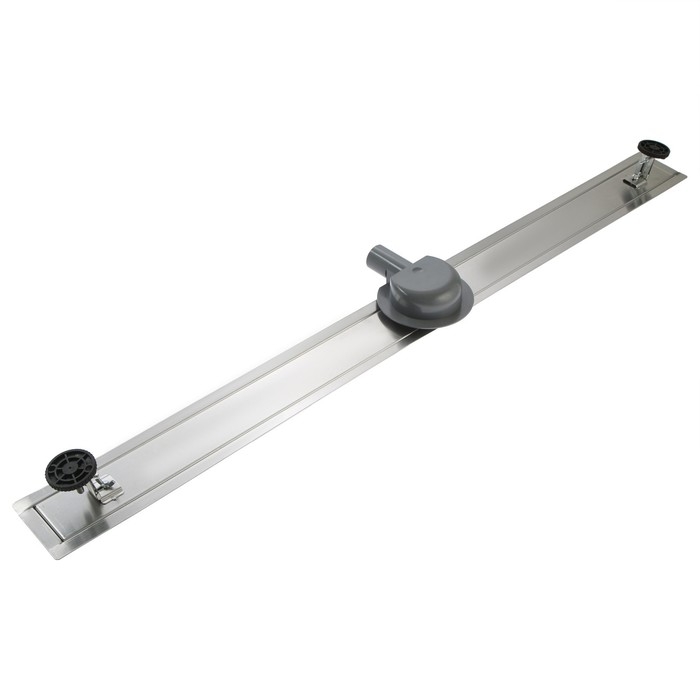 Трап ZEIN, c флaнцeм свободного вращения 360&deg;, 7х120 см, d=40/50 мм, нерж. сталь, сатин