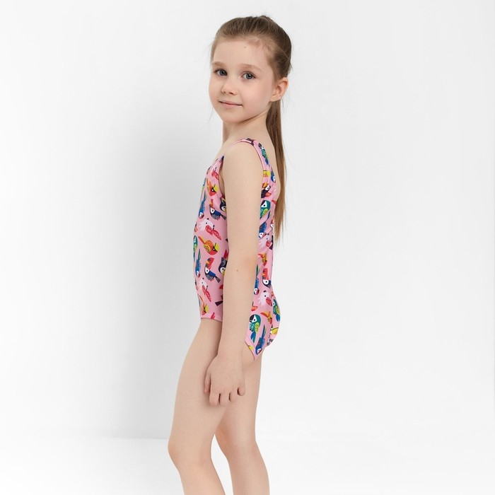 Купальник слитный для девочки, цвет розовый, рост 98-104 см Купальник слитный для девочки, цвет розовый, рост 98-104 см