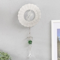 Ветряной колокольчик металл 3D "Единорог" с бусиной 13,5х13,5х31 см Ветряной колокольчик металл 3D "Единорог" с бусиной 13,5х13,5х31 см