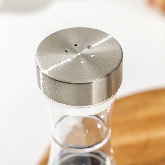 Мельница для специй Magistro &laquo;Лоста&raquo;, 17,5&times;5,3 см, двусторонняя, керамический механизм, цвет серебряный