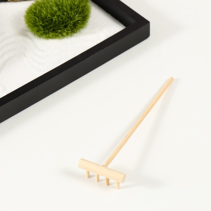 Сад камней Дзен "Будда в цветущем саду" песок 27,2х18,2х11,5 см