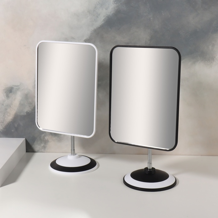 Зеркало на гибкой ножке, зеркальная поверхность 14,5 × 19,5 см, цвет МИКС Зеркало на гибкой ножке, зеркальная поверхность 14,5 × 19,5 см, цвет МИКС