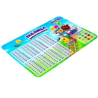 Коврик для лепки &laquo;Таблица умножения&raquo;, формат A4