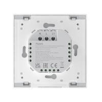 Выключатель Aqara Smart wall switch H1 WS-EUK03, Zigbee,1 клавиша, с нейтралью