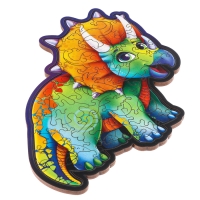 Пазл деревянный фигурный «Трицератопс», 61 элементов Пазл деревянный фигурный «Трицератопс», 61 элементов