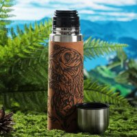 Набор &laquo;Охота - занятие храбрых&raquo;, термос 500 мл, кружка 2 шт