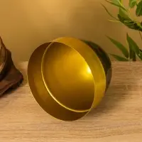 Кашпо на подставке "Золотое руно" железо 15,5х15,5х35,5 см