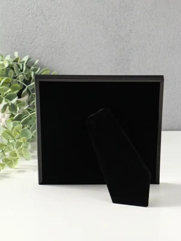 Фоторамка металл на 1 фото 18х18 см "Классик" чёрная 1,5х18,4х18,4 см