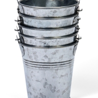 Набор кашпо "Ведерко Альма" 8,5х8,5х7,5см / 5шт