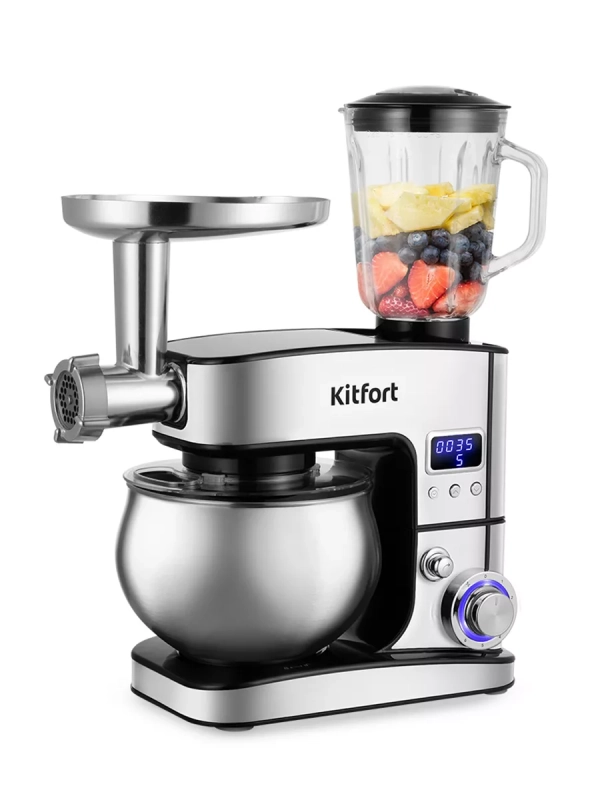 Планетарный миксер кухонный KT-3471 (3 в 1) - 1300 Вт