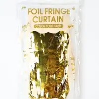 Занавес для фотозоны &laquo;Дождик&raquo; цвет золотой, 1*2 м