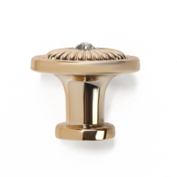 Ручка-кнопка CAPPIO, d=31 мм, цвет матовое золото