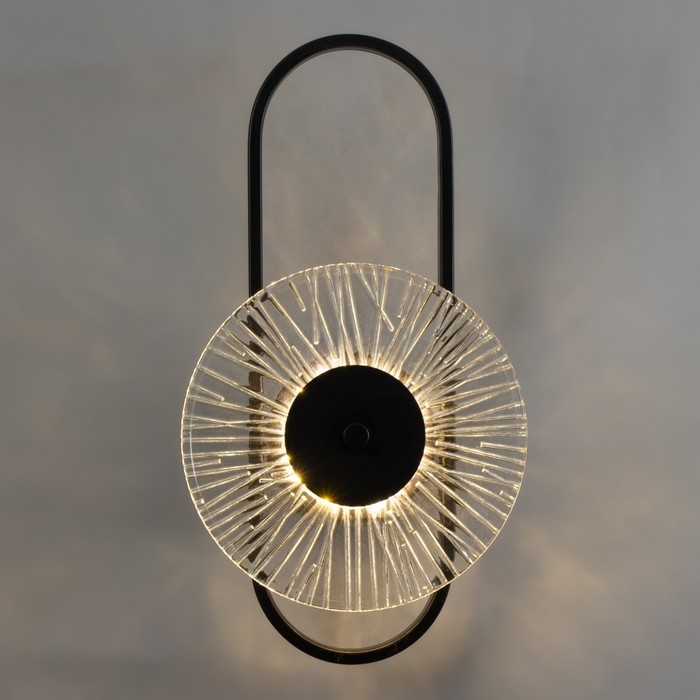 Бра "Дасти" LED 12Вт 4000К черный 20х5х36см