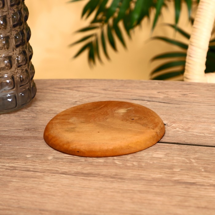 Тарелка, 16&times;16&times;2 см, тиковое дерево