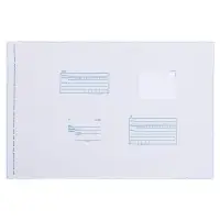 Почтовый пакет 360&times;500 мм, поле &laquo;Кому куда&raquo;, отрывная лента, 60 мкм