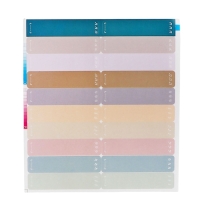 Нотная папка - 10 файлов 20 листов розовая