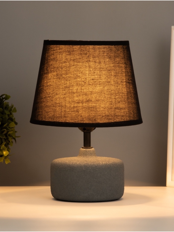 Лампа настольная "Нана" 1х40Вт Е27 серый 20х20х27,5см МОДЕЛЬ: