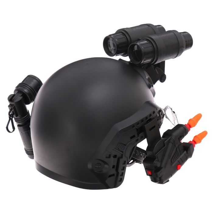 Шлем полицейского &laquo;Супер агент&raquo;, световые и звуковые эффекты, работает от батареек