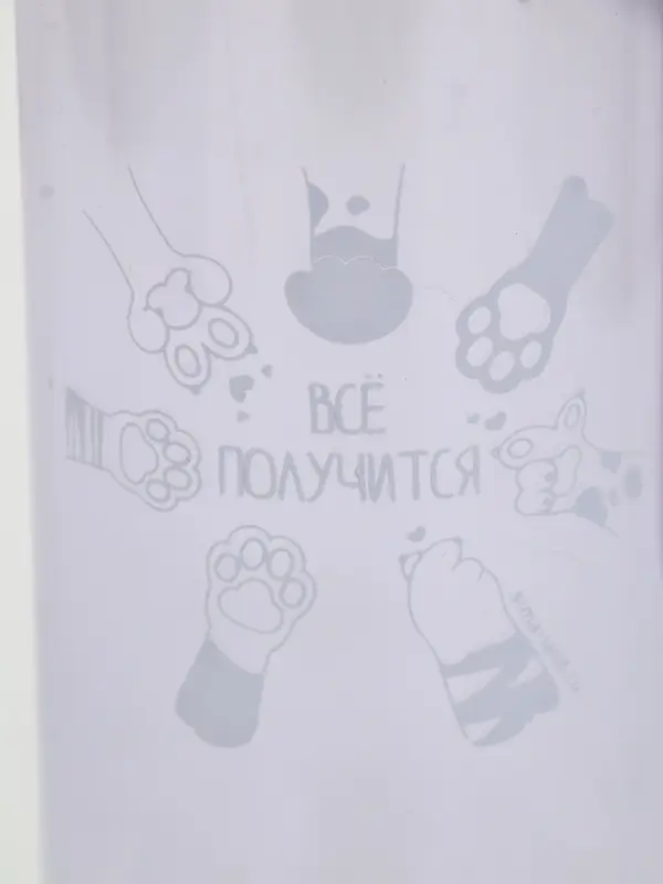 Бутылка для воды "Всё получится", 600 мл