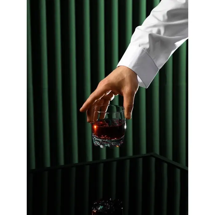 Стаканы для виски Paşabah&ccedil;e Sylvana, 305 мл, набор 6 шт., стекло, прозрачные