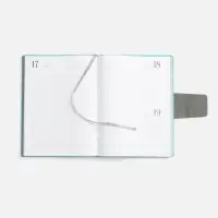Ежедневник Grande Strap на заказ, датированный, бирюзовый