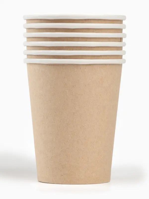 Набор посуды одноразовый &laquo;КРАФТ&raquo;: 6 стаканов, 6 тарелок