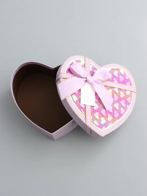 Набор коробок 3 в 1 сердца 22 х 20 х 9;  18.5 х 17 х 7.5; 16 х 14 х 6 см