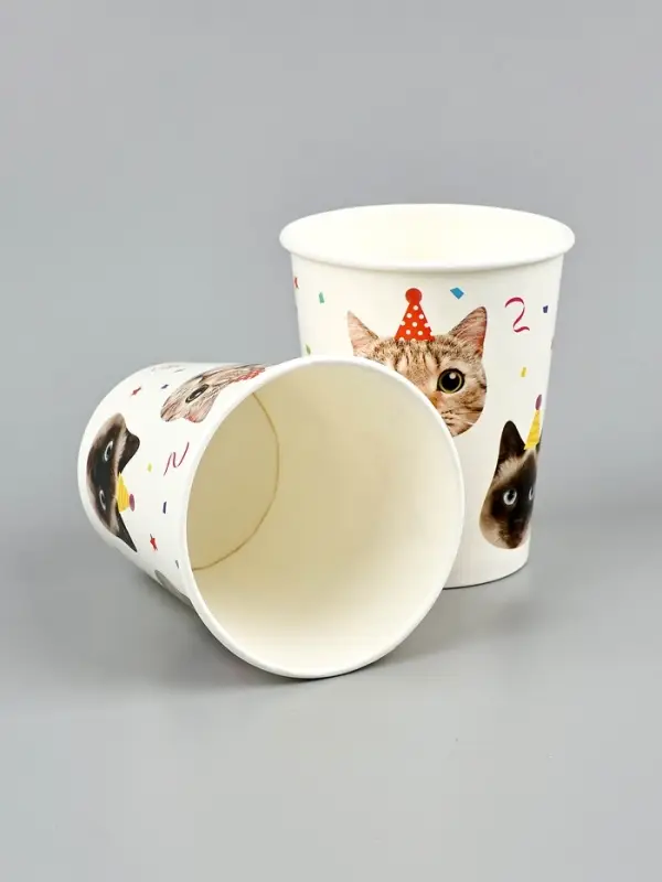 Стакан Котики фотографичные 250мл 6шт/G