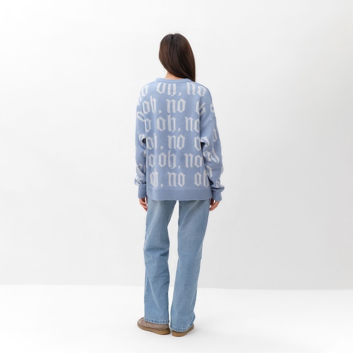 Джемпер женский MIST, р. 48-50, голубой Джемпер женский MIST, р. 48-50, голубой