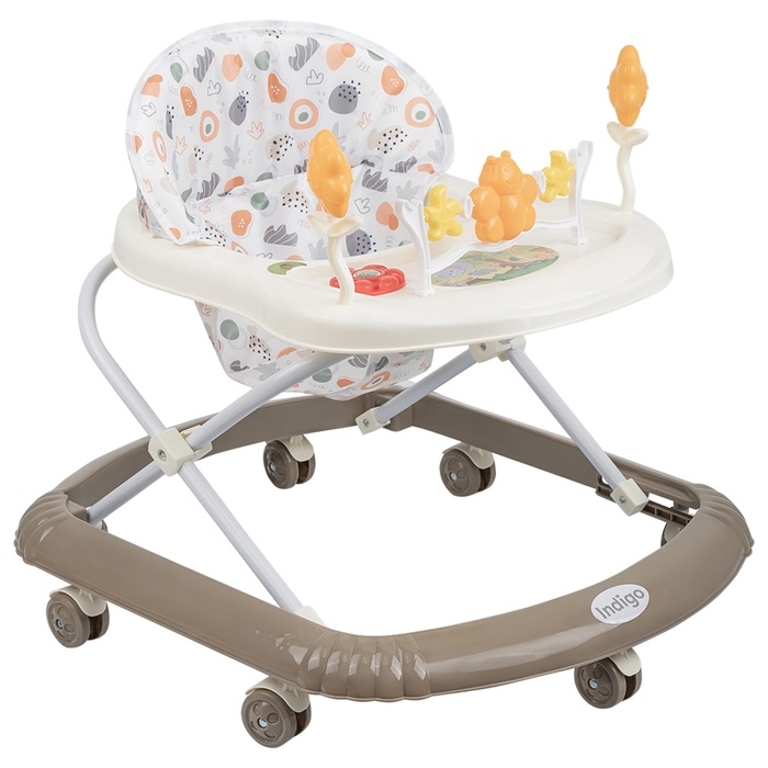 Ходунки Ходунки "FLY" 7 колес, муз. (упак.7 шт.) (Indigo), бежевый