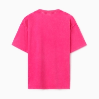 Футболка женская MIST "Insanity" из вареного хлопка, цв. розовый, р-р M Футболка женская MIST "Insanity" из вареного хлопка, цв. розовый, р-р M