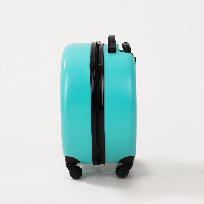 Чемодан детский 28 л (XS), HappyAnt, отдел на молнии, цвет бирюзовый Чемодан детский 28 л (XS), HappyAnt, отдел на молнии, цвет бирюзовый