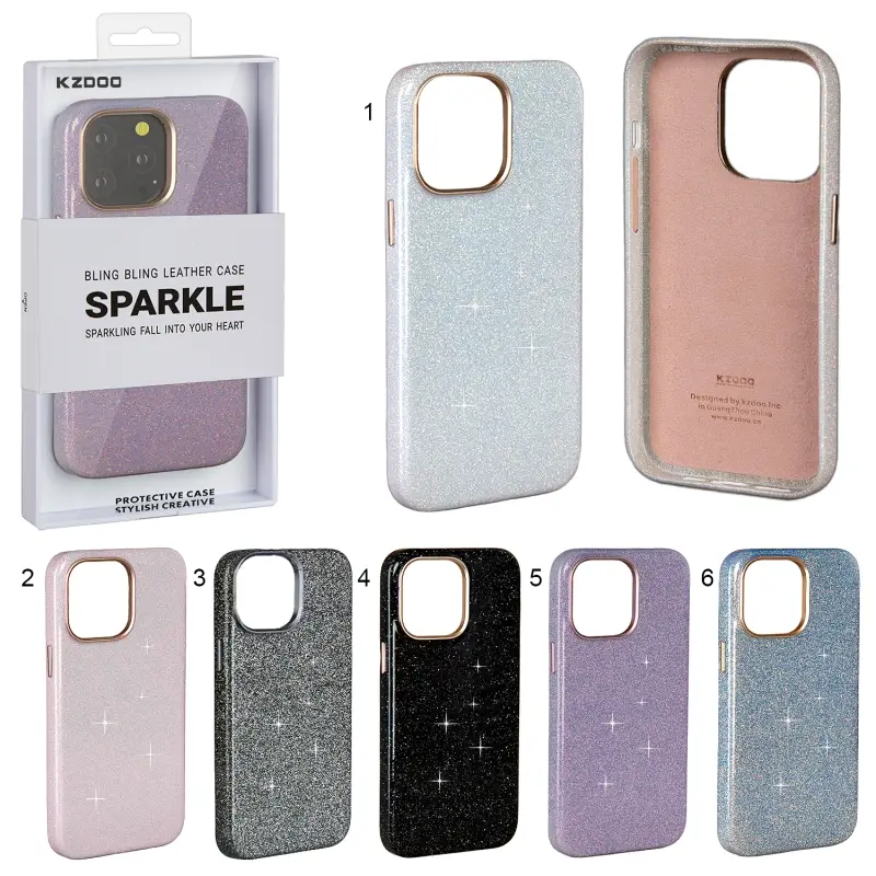 Чехол iPh 15 Pro Sparkle K-DOO