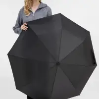 Зонт складной Fiber, темно-синий