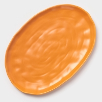 Блюдо овальное Magistro "Potter" 33см 33х22,8х2,5 цвет оранжевый