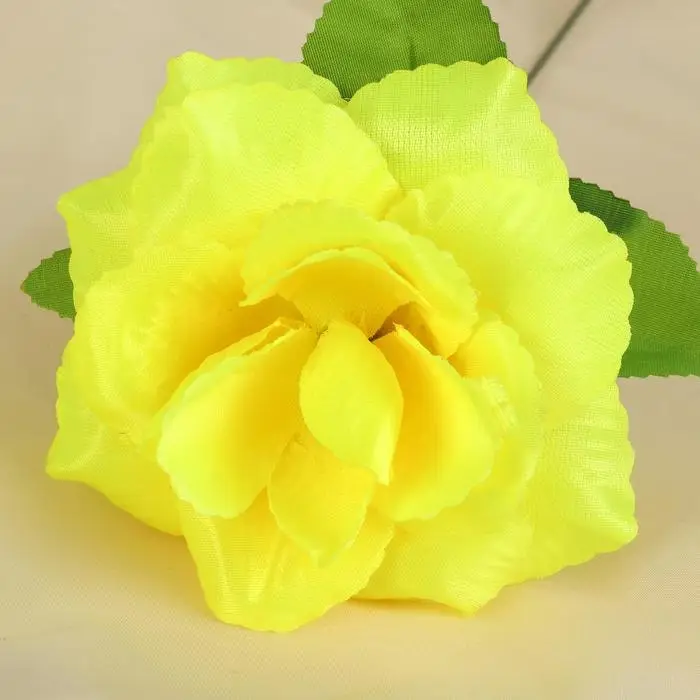 Цветы искусственные «Роза жёлтая», h=40 см Цветы искусственные «Роза жёлтая», h=40 см