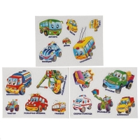 Развивающая игра с липучками &laquo;Машинки&raquo;, 3+