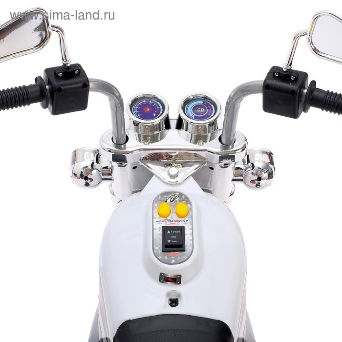 Детский электромобиль &laquo;Чоппер&raquo;, цвет белый