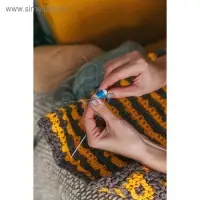 Счётчик рядов, 2.5&times;1.4&times;1.4 см, синий